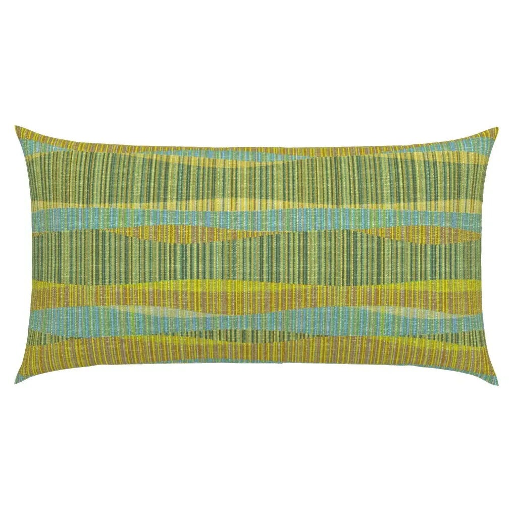 Mid Mod Lines King Pillow Sham - Yellow-Green product