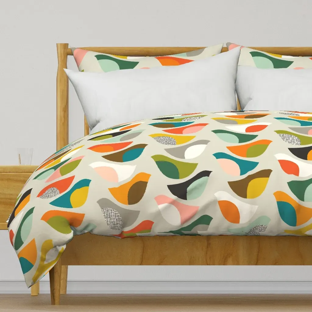 Midmod Migrators XL Duvet Cover - Teal product