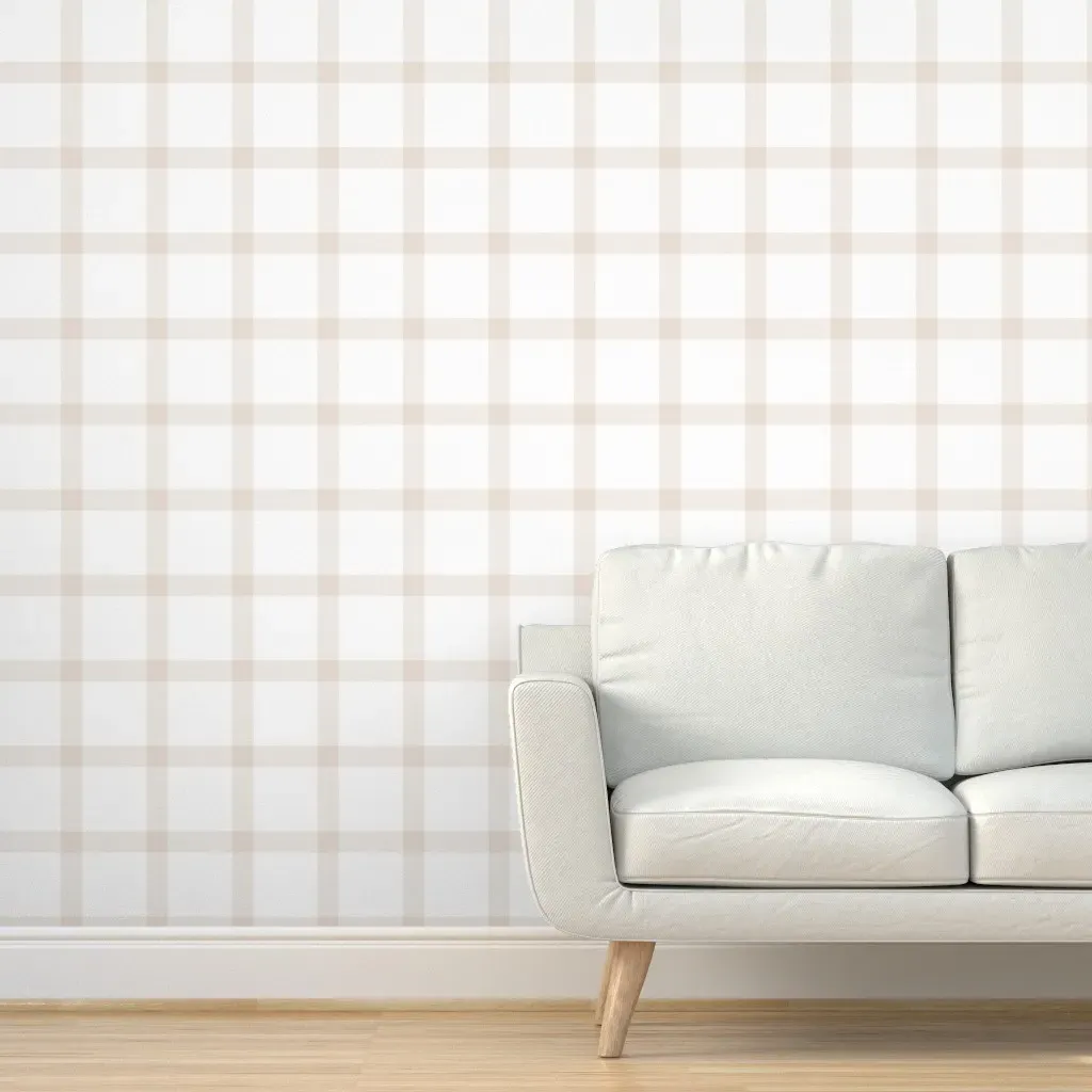 Mildly Mushroom Pastel Paradise Peel and Stick Wallpaper - Beige product