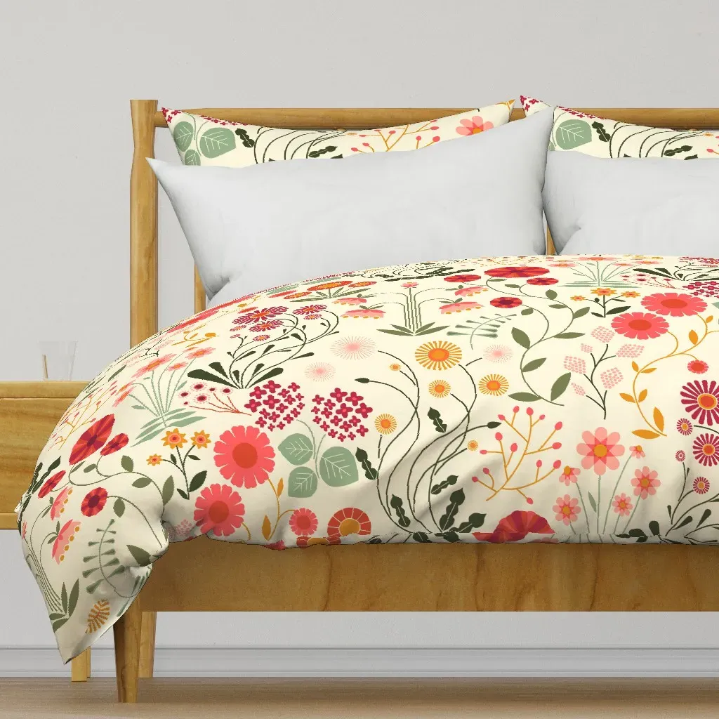 Millefleurs Duvet Cover - Red product