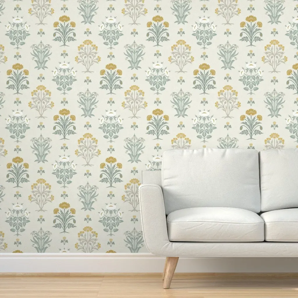 Millefleurs Peel and Stick Wallpaper - Ivory product