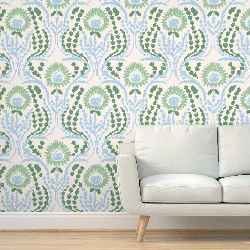 Millie Farm Olivia Peel and Stick Wallpaper - Green product