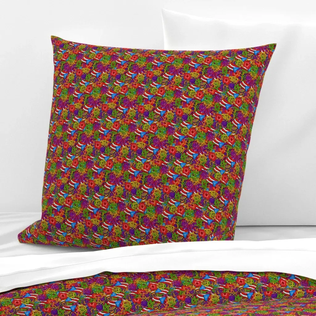 Mini Jardin Taino Euro Pillow Sham - Red product