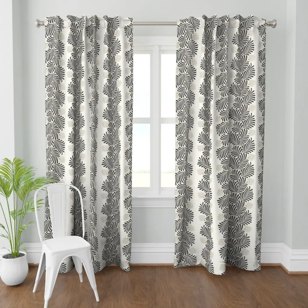 Minimalist Curtain Panel - Dark Gray product