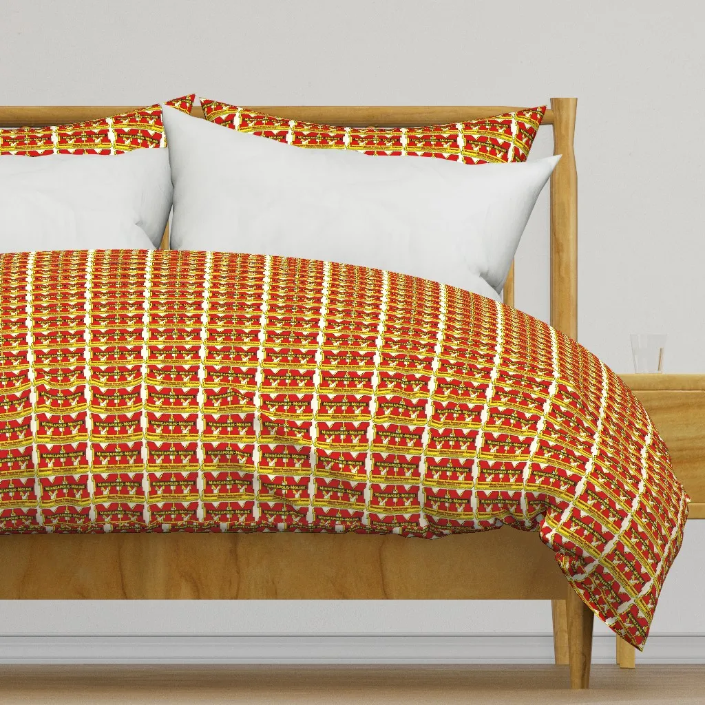 Minneapolis Moline Duvet Cover - Red product