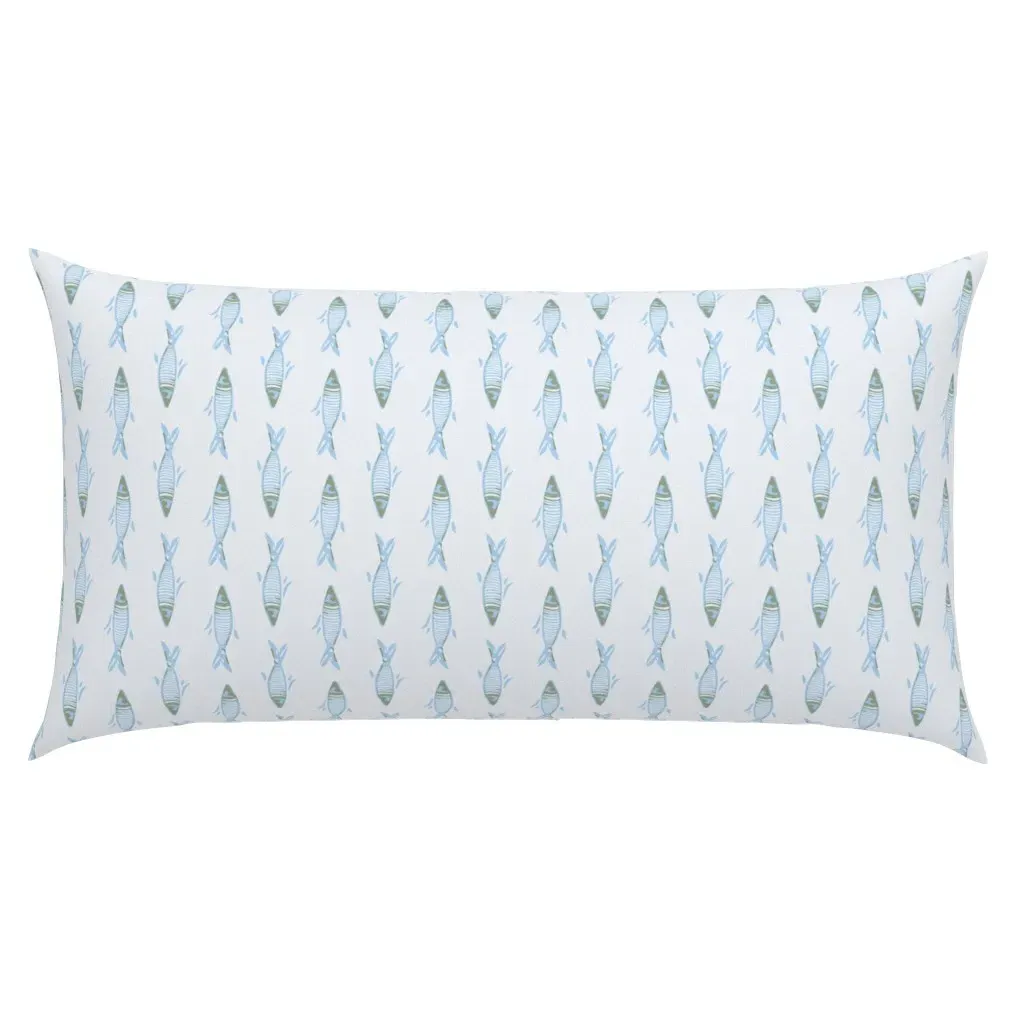 Minnow Runner King Pillow Sham - Light Blue product