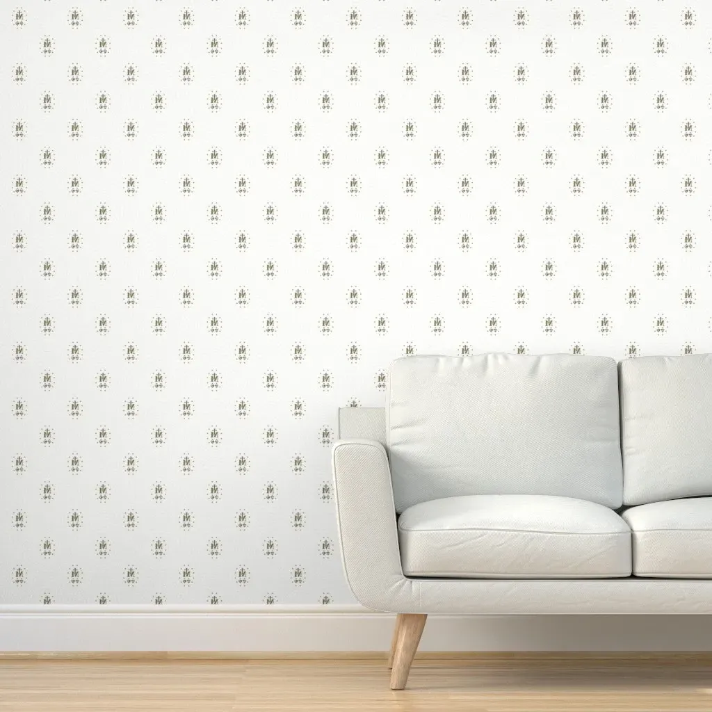 Miraculous Medal Peel and Stick Wallpaper - Olive Brown product