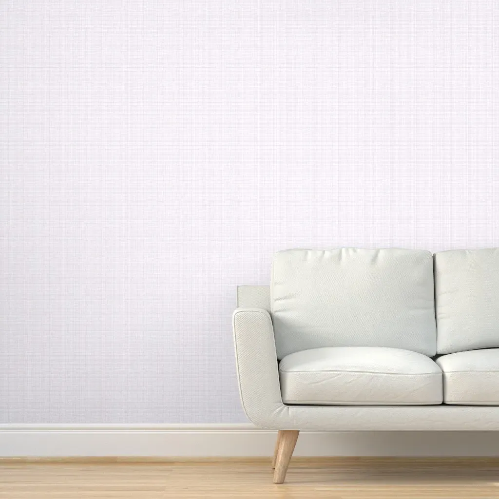 Misty Lilac Brush Weave Peel and Stick Wallpaper - Lavender product