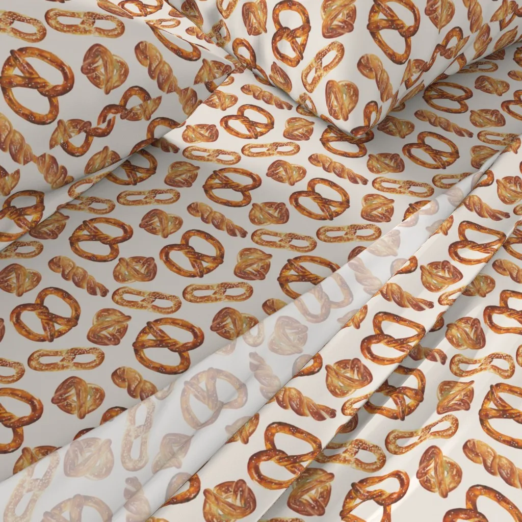 Mixed Pretzel Queen Sheet Set - Brown alternate view