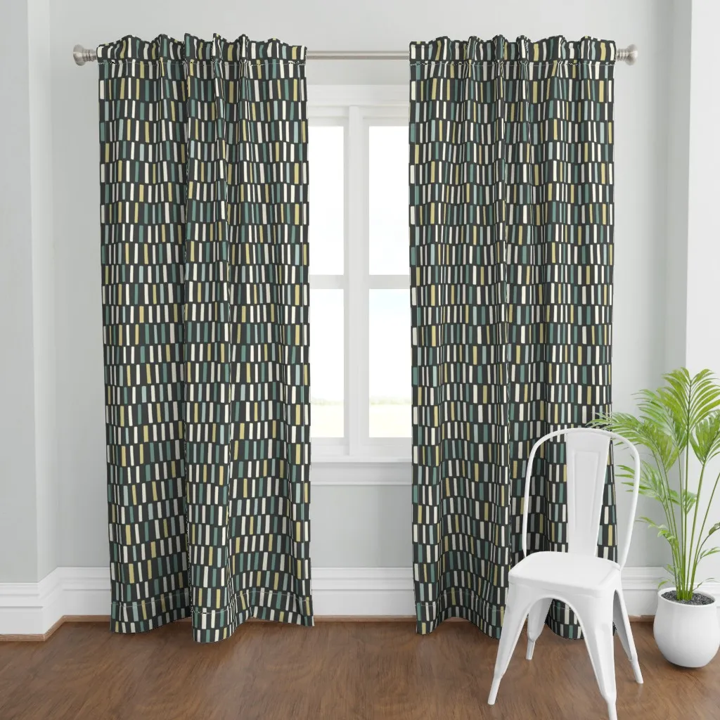 Mod Bars Curtain Panel - Light Beige product