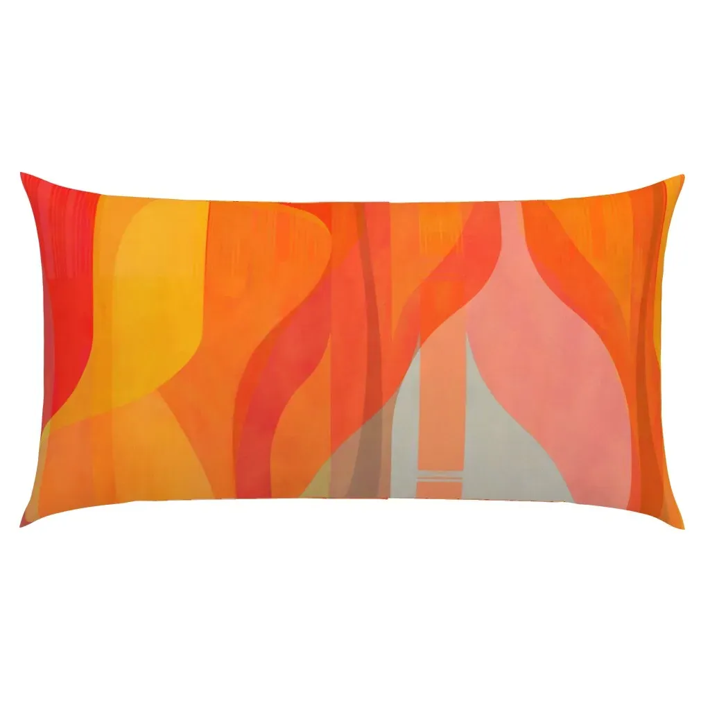 Mod-Ripple King Pillow Sham - Orange product