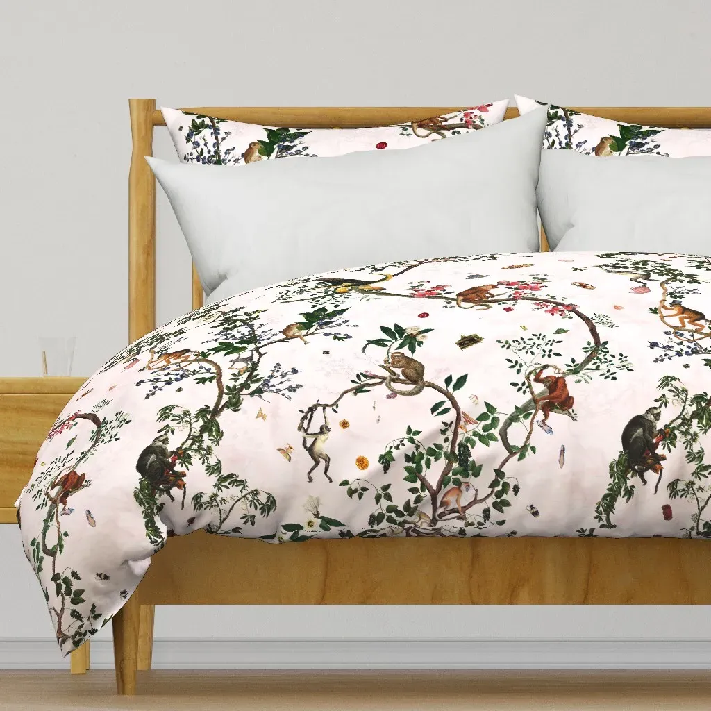 Monkey World Duvet Cover - Green product