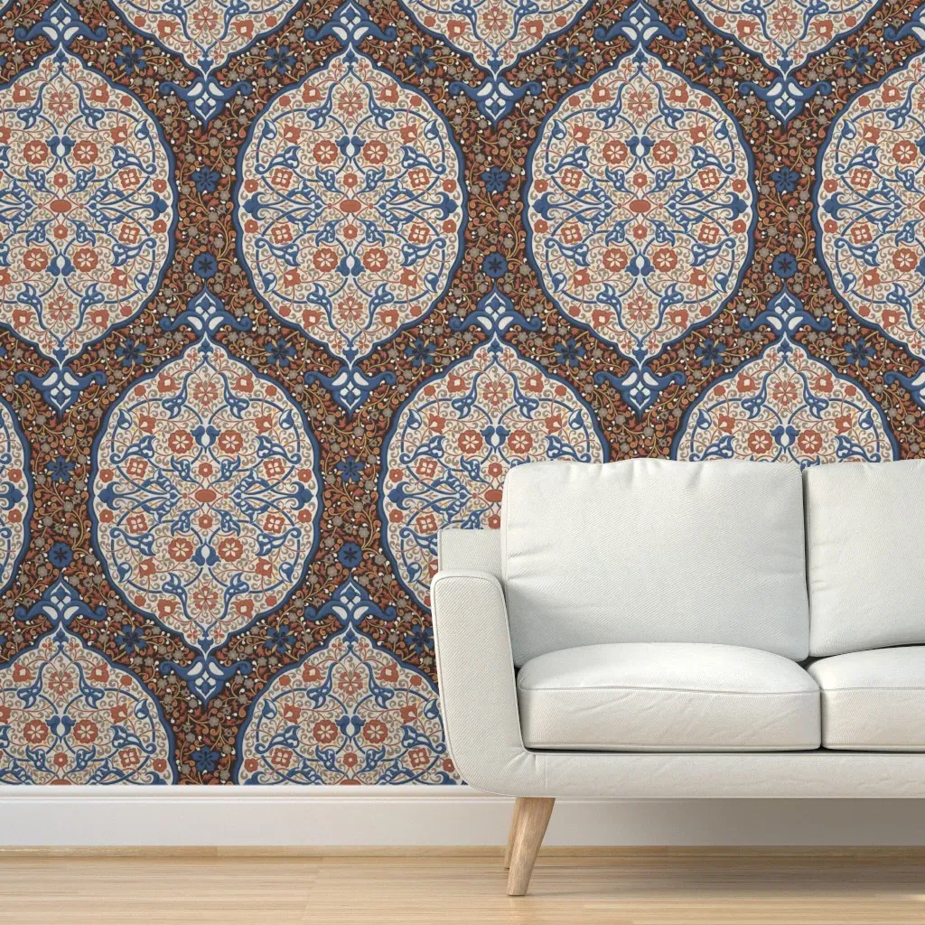 Monsoon Jasmine Tapestry East Fork Peel and Stick Wallpaper - Beige product