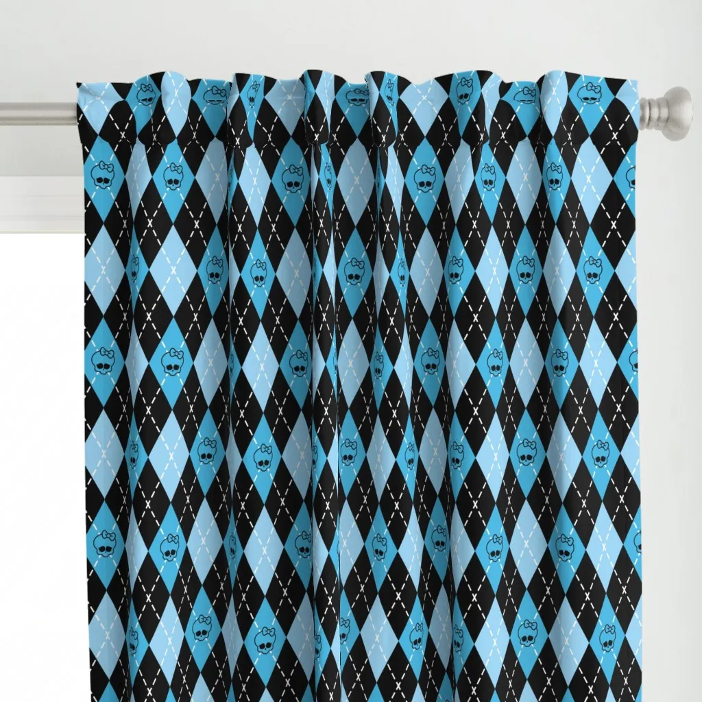 Monster High Curtain Panel - Light Blue alternate view