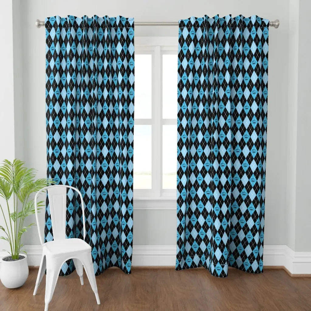 Monster High Curtain Panel - Light Blue product