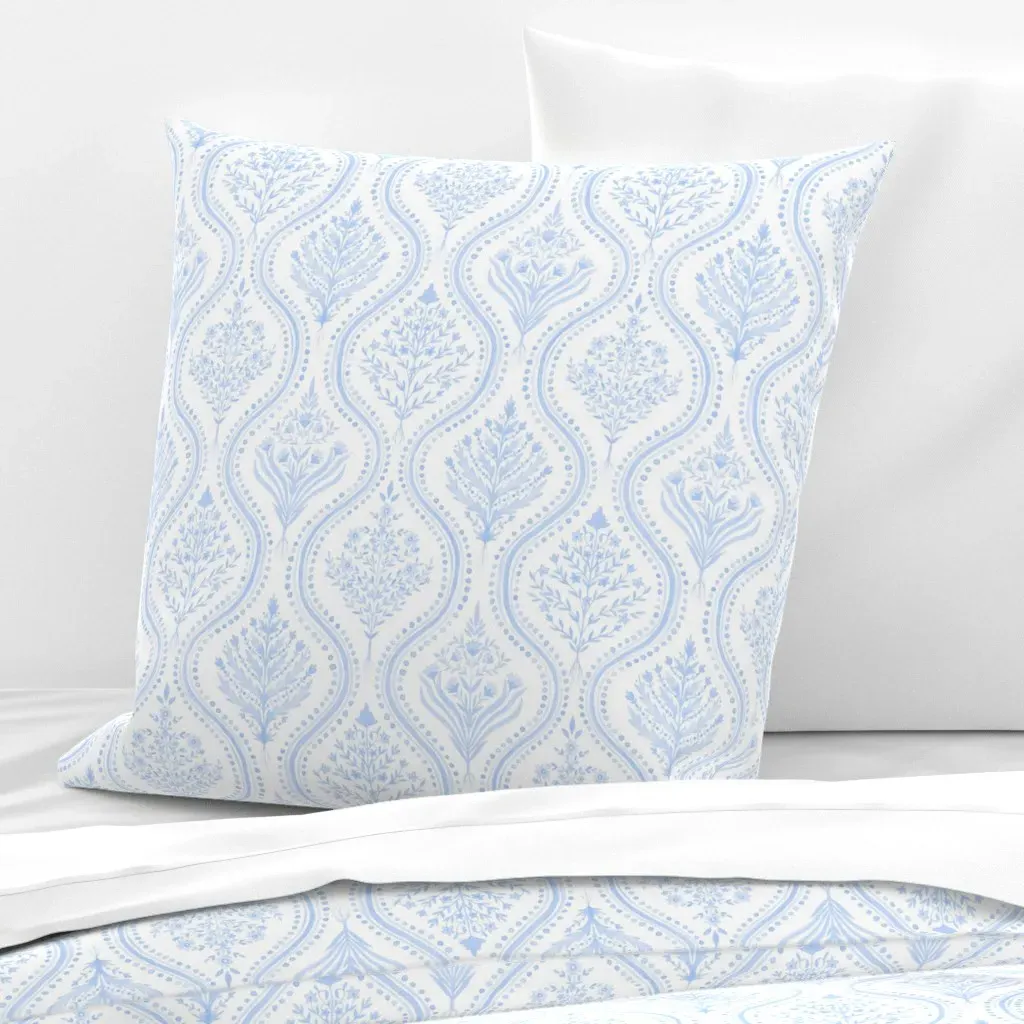 Monticello Euro Pillow Sham - Light Blue product