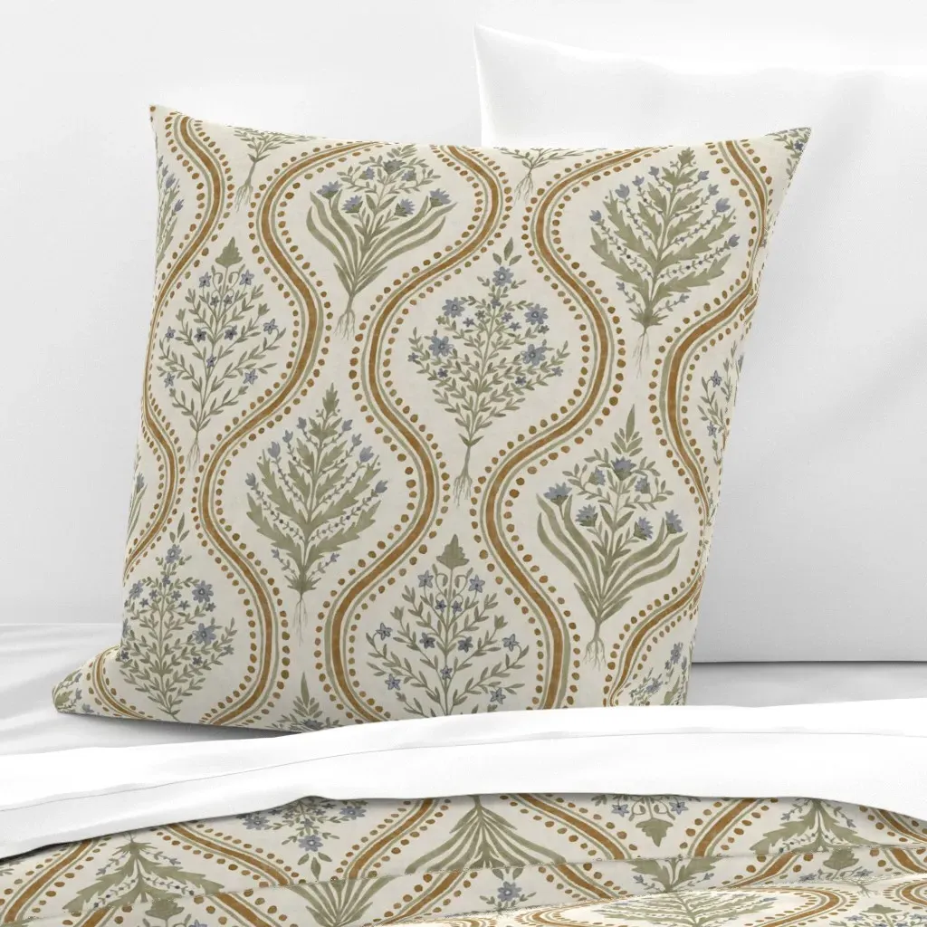 Monticello Euro Pillow Sham - Sage Green product