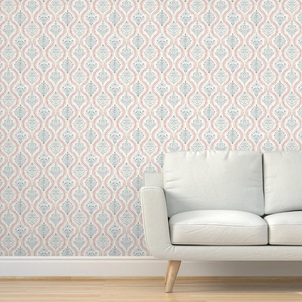 Monticello Garrison Peel and Stick Wallpaper - Red and Blue product