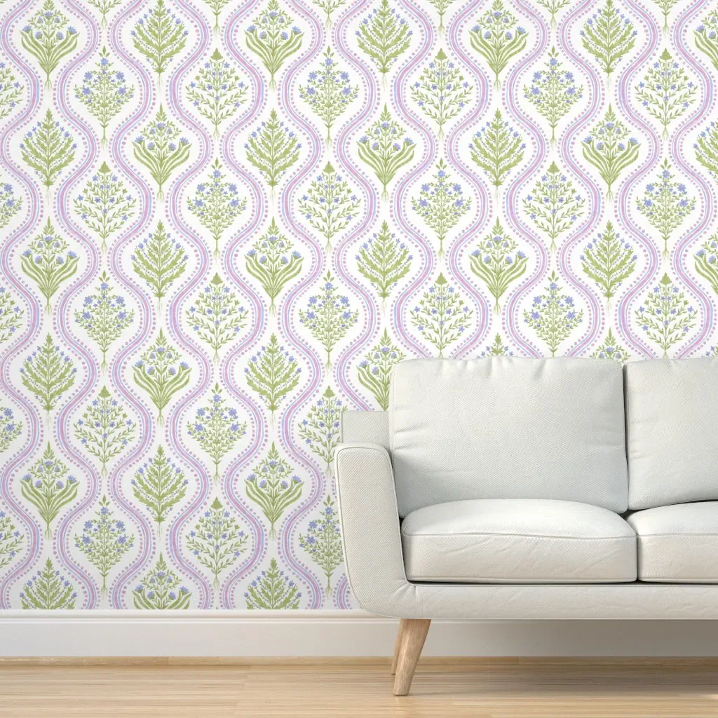 Monticello In Spring Peel and Stick Wallpaper - Green product