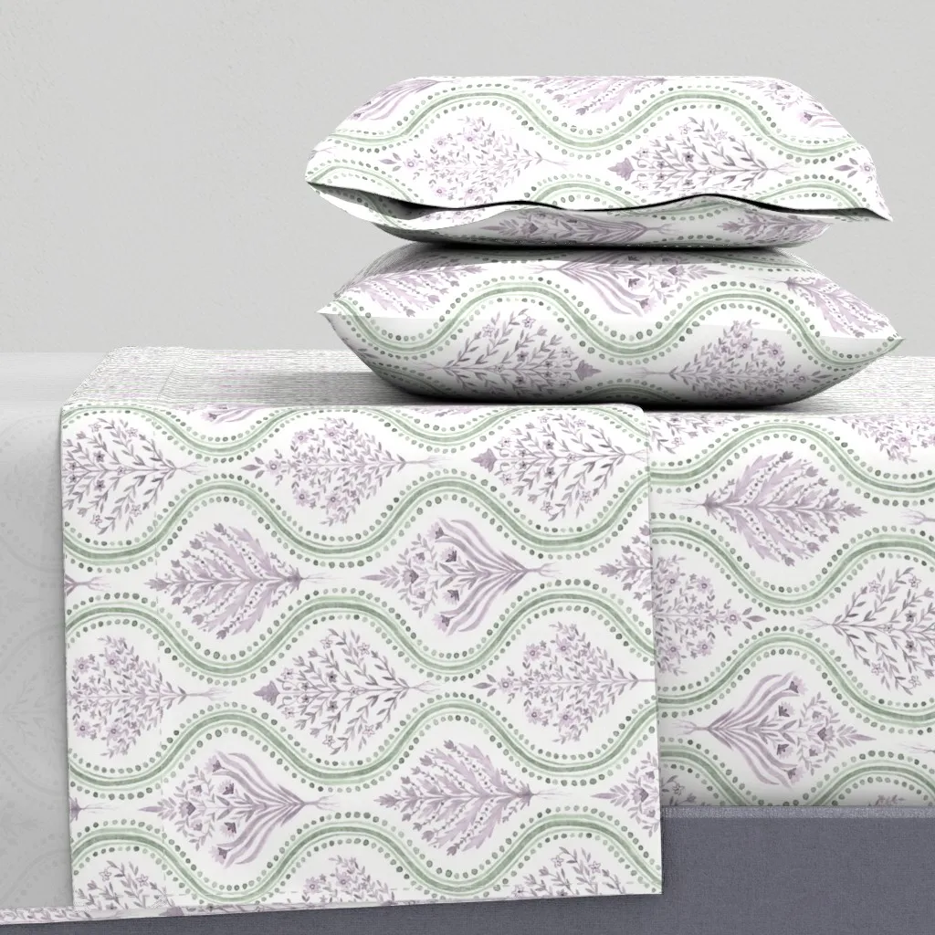 Monticello King Size Sheet Set - Lavender product
