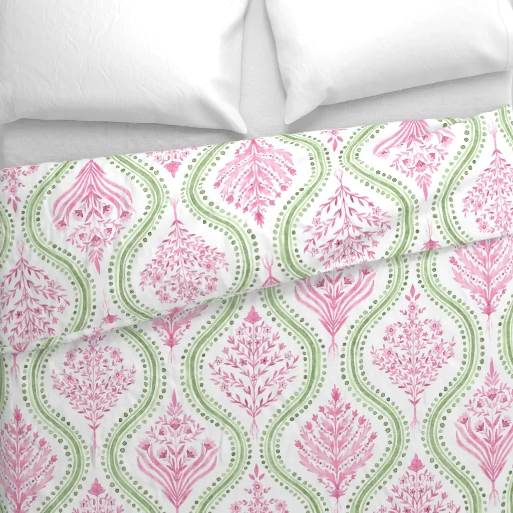 Monticello New Valentine Duvet Cover - Pink alternate view
