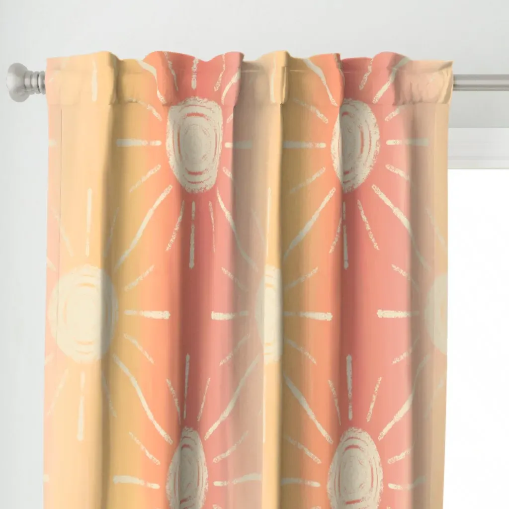 Morning Mist Sunrise Curtain Panel - Beige alternate view