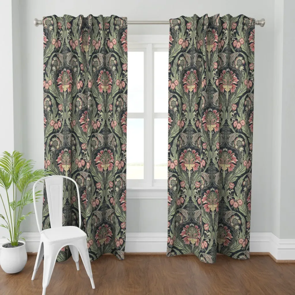 Morris Art Curtain Panel - Pink product