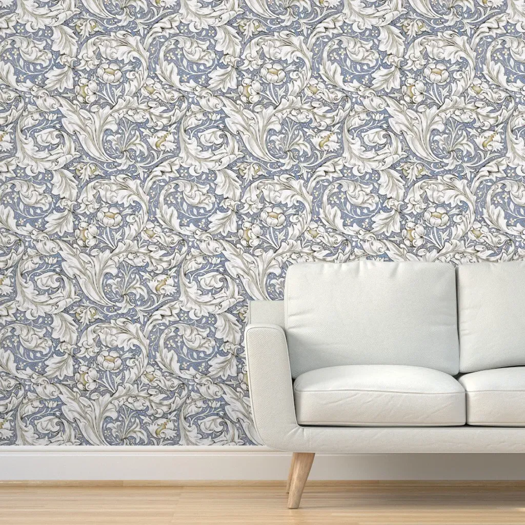 Morris Bachelors Button Peel and Stick Wallpaper - Off-White product
