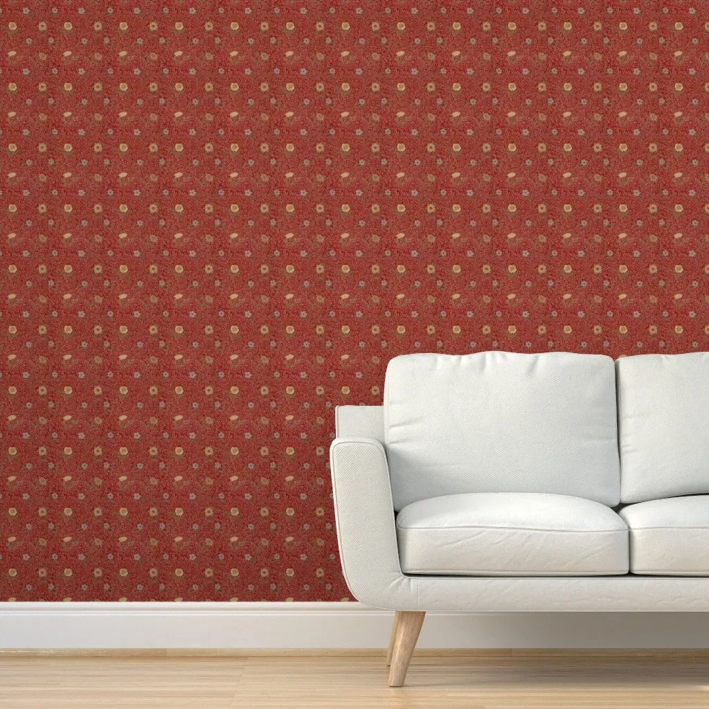 Morris Peel and Stick Wallpaper - Red, Brown product