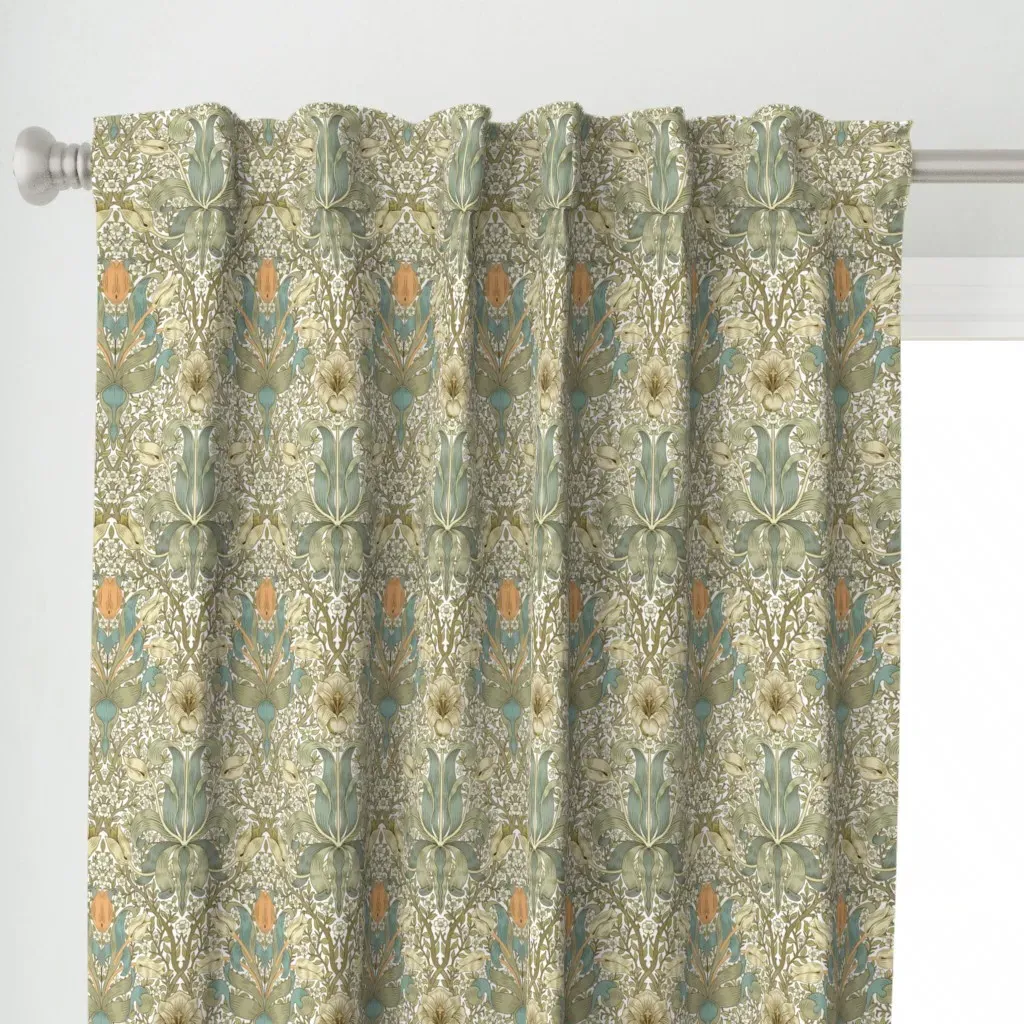Morris Spring Thicket Curtain Panel - Sage Green alternate view