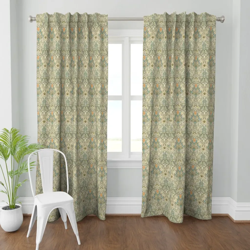 Morris Spring Thicket Curtain Panel - Sage Green product