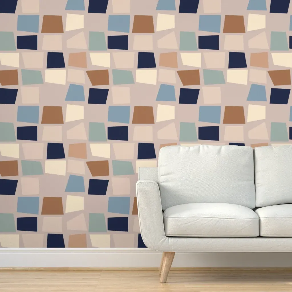 Mosaic Jumbo Peel and Stick Wallpaper - Beige product