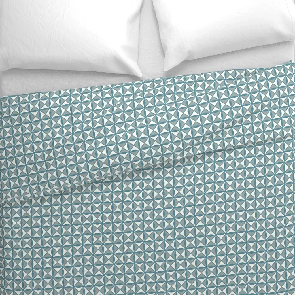Moulinet Eastwood Mini Duvet Cover - Teal alternate view