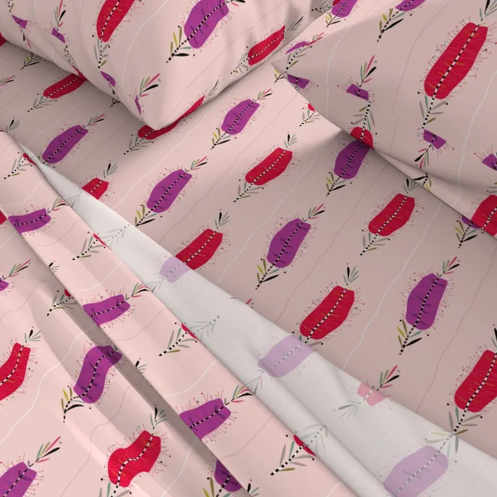 Mount Vic And Me Bottle Brush Twin XL Sheet Set - Pink alternate view
