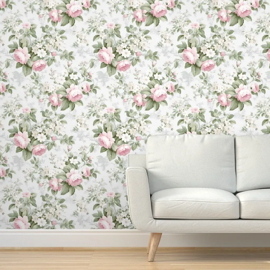 Mrs. Darcy Peel and Stick Wallpaper - Snow White product