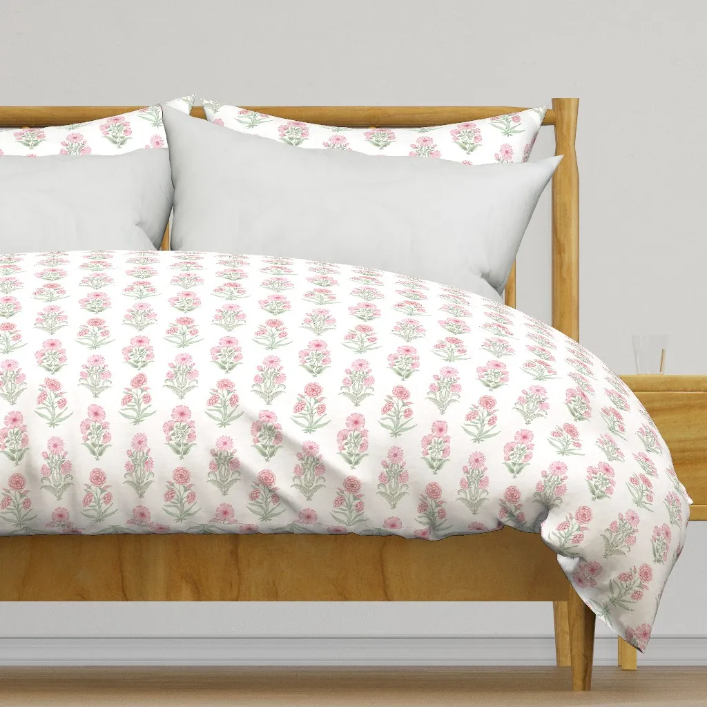 Mughal Style Block Single Duvet Cover - Pink product