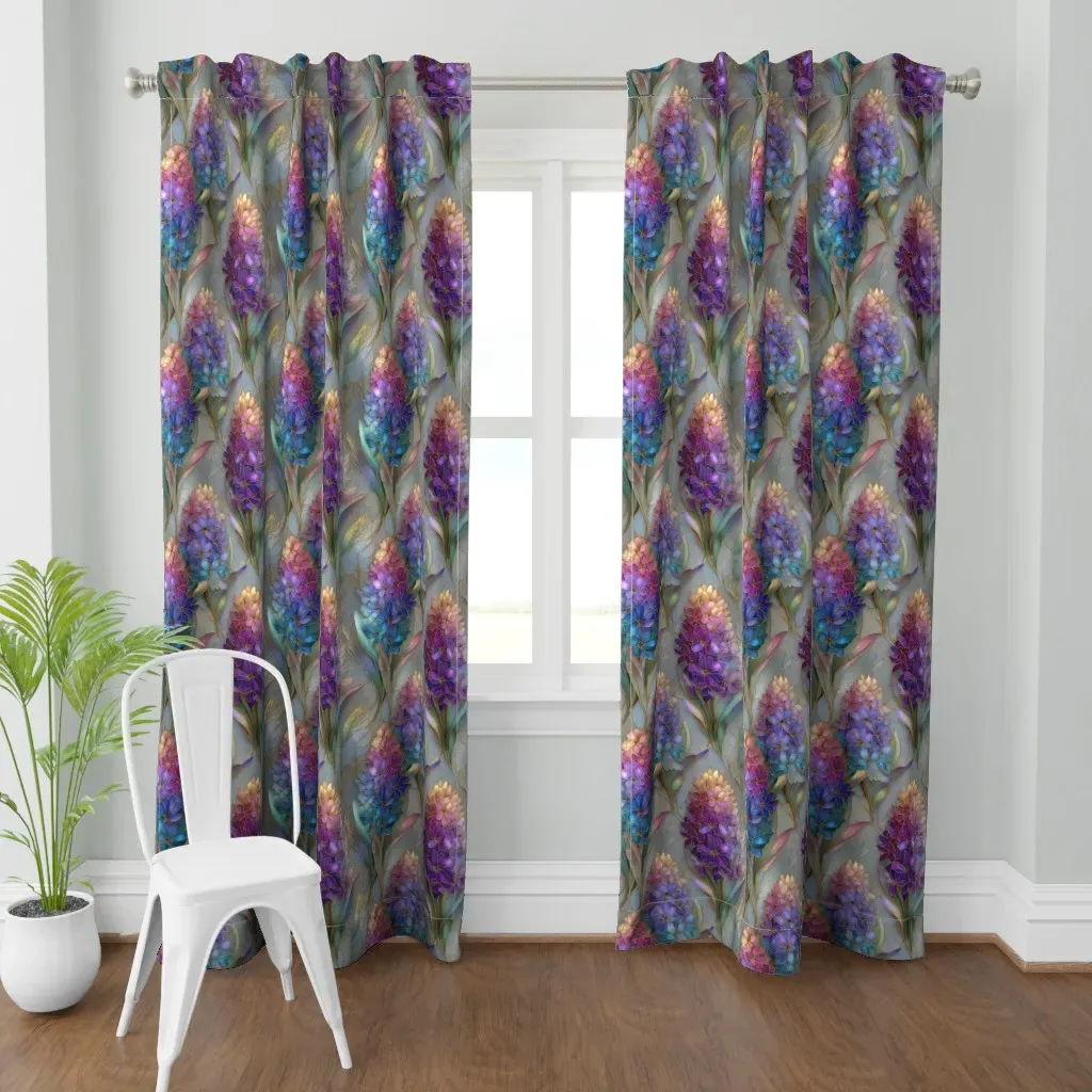 Multicolored Curtain Panel - Purple product