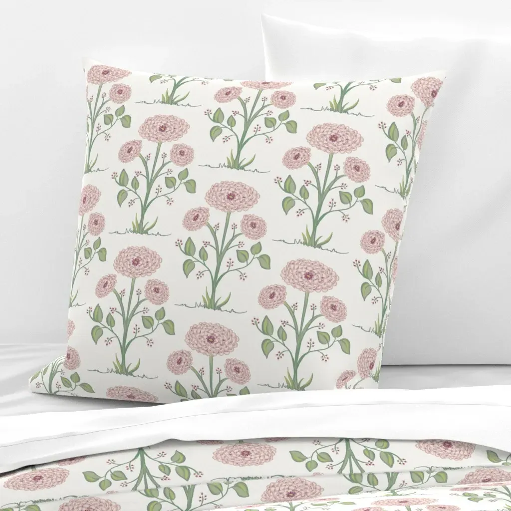 Mums The Word Euro Pillow Sham - Pale Pink product