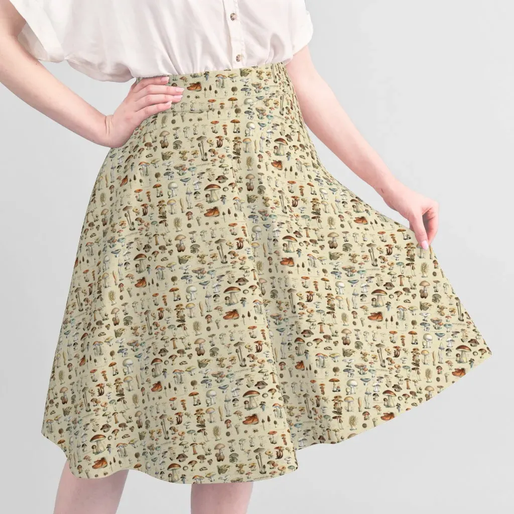 Mushroom Classification Pique Fabric - Beige alternate view