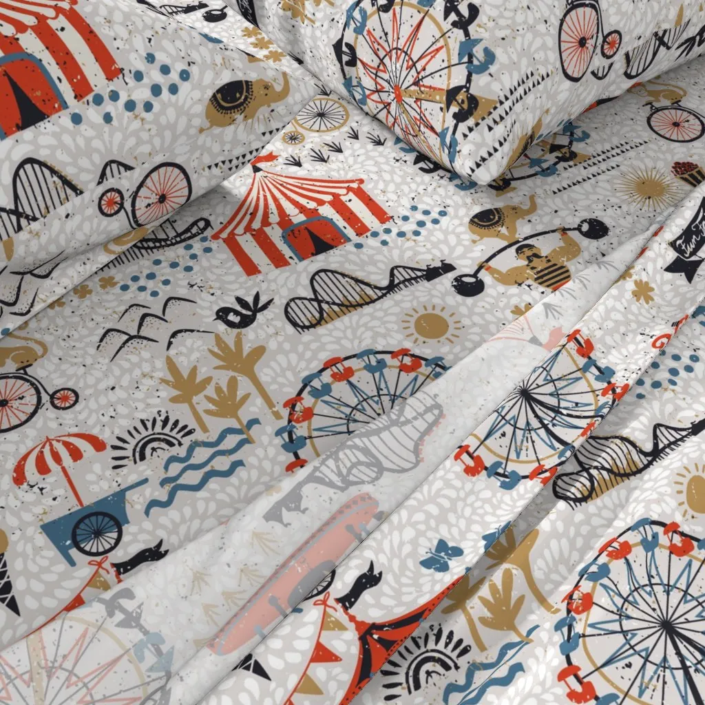 My Inner Child Funfair Queen Sheet Set - Red alternate view