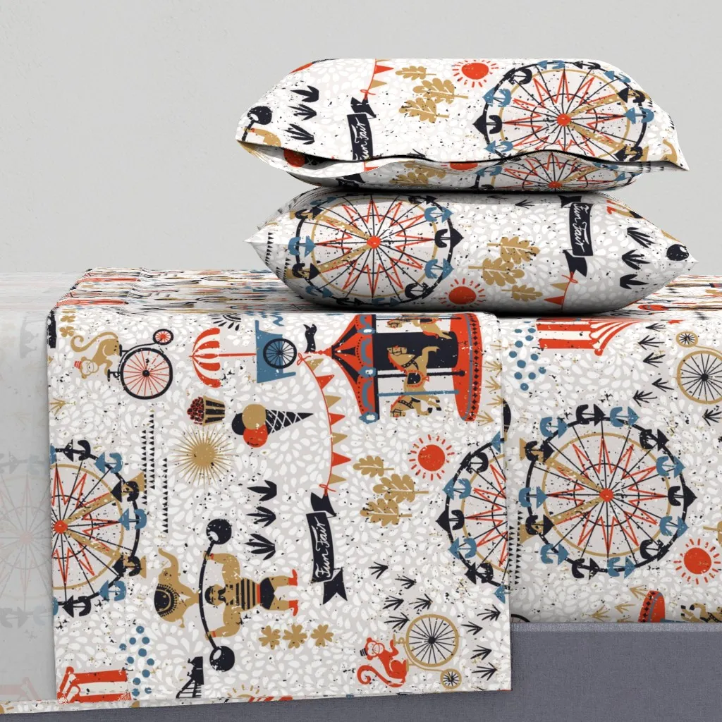 My Inner Child Funfair Queen Sheet Set - Red product