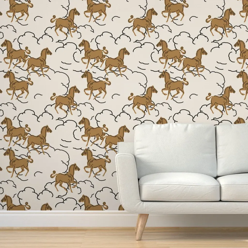 Mythos West Range Peel and Stick Wallpaper - Brown product