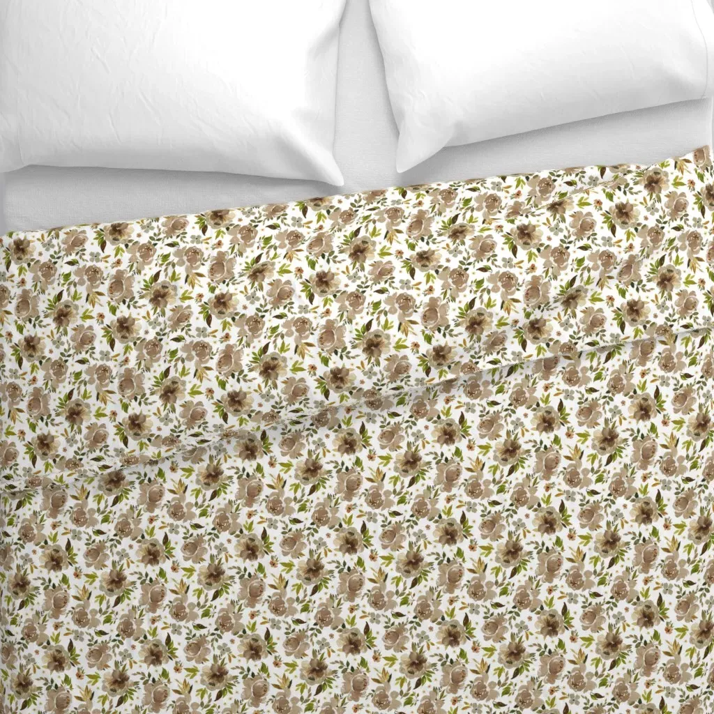 Nairobi Sepia White Back Duvet Cover - Taupe alternate view