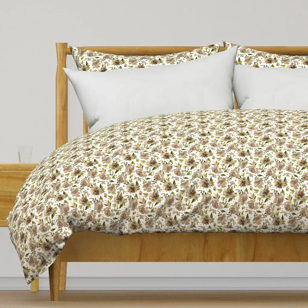 Nairobi Sepia White Back Duvet Cover - Taupe product