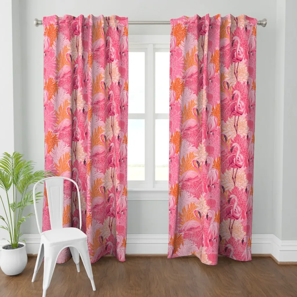 Naive Love Curtain Panel - Pink product