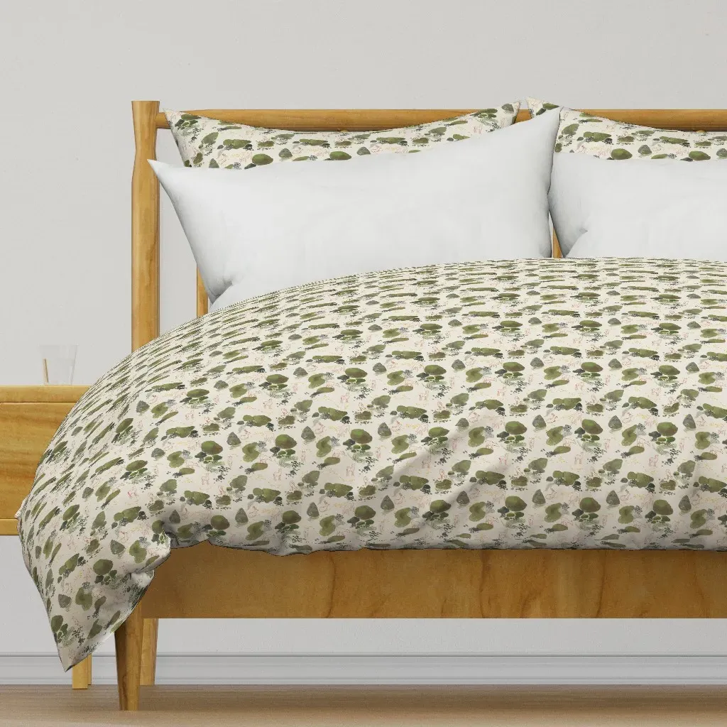 Nara Woods Duvet Cover - Moss Green product