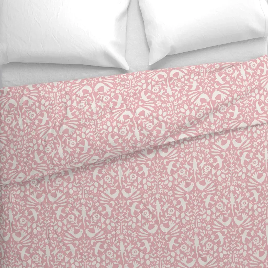 Nature's Fiesta Soft Duvet Cover - Off-White alternate view