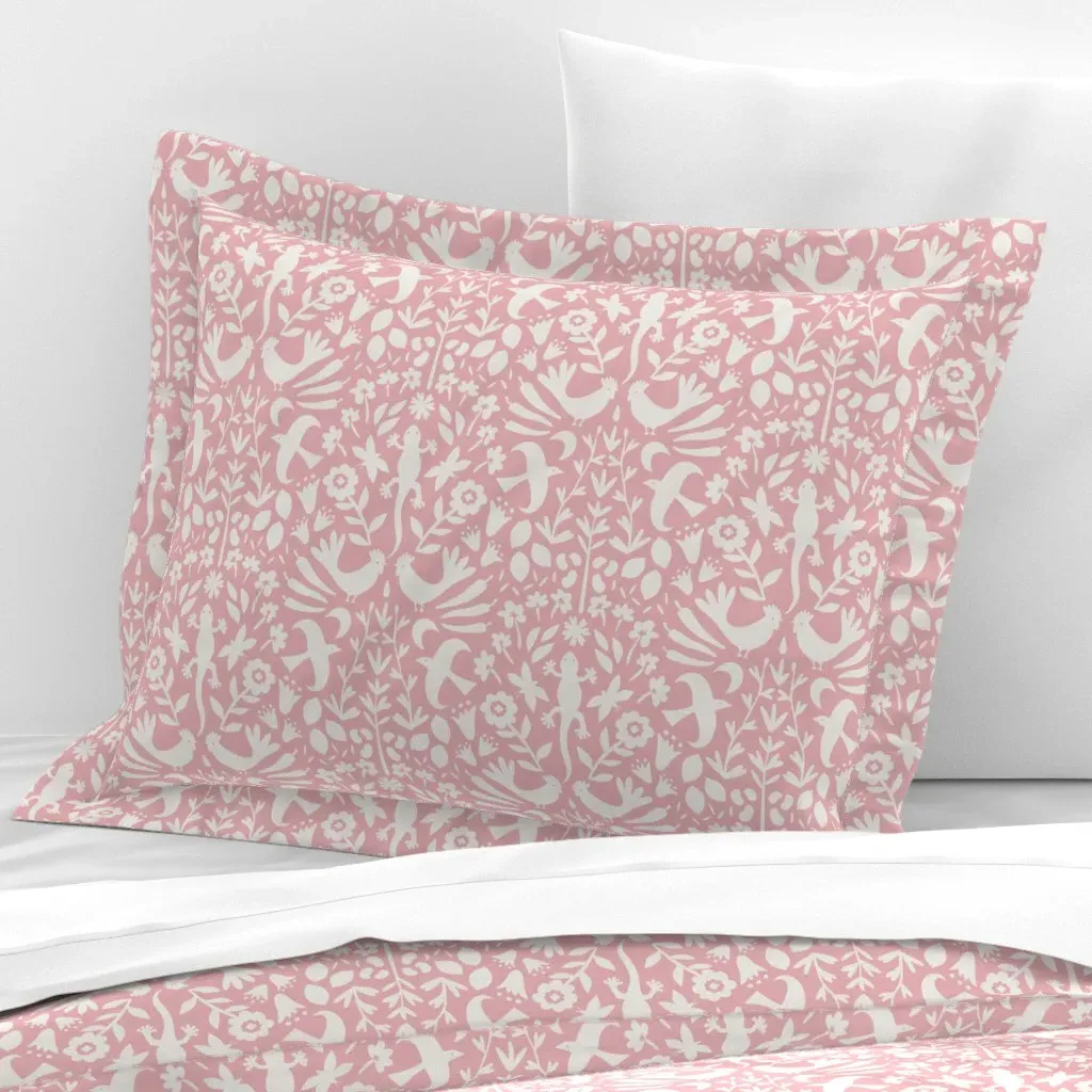 Nature's Fiesta Standard Flanged Cushion Cover - Off-White, Cotton Sateen product
