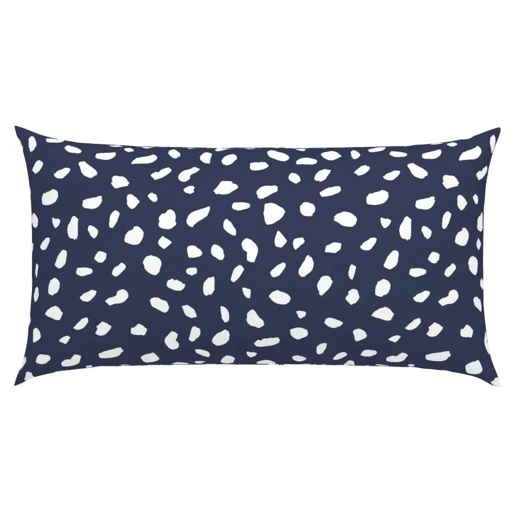 Nautical Abstract Speckled Leopard King Pillow Sham - White product