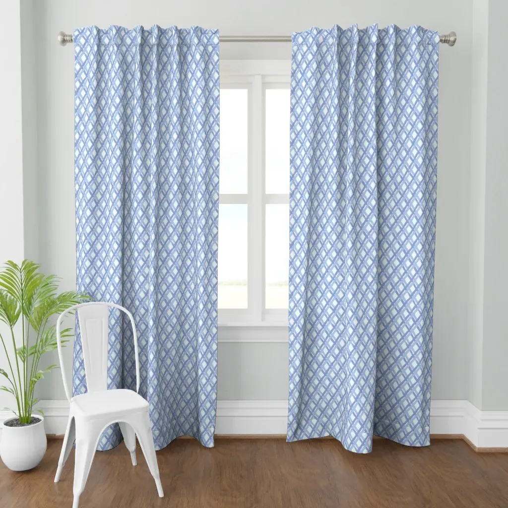 Nautical Weave Curtain Panel - Periwinkle product